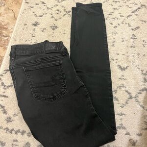 American Eagle Outfitters Black Skinny Jeans Jegging